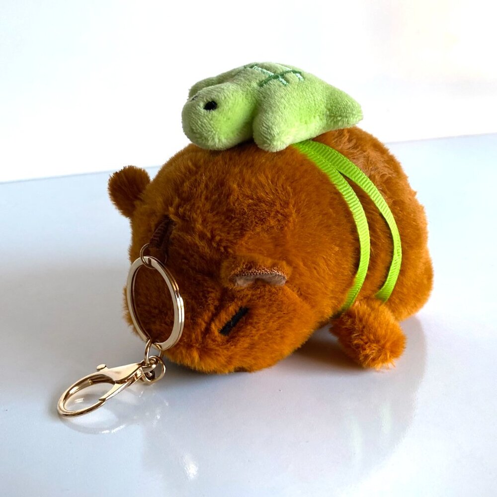 Capybara Plushie Keychains Purse Charms - Picture 4 of 6